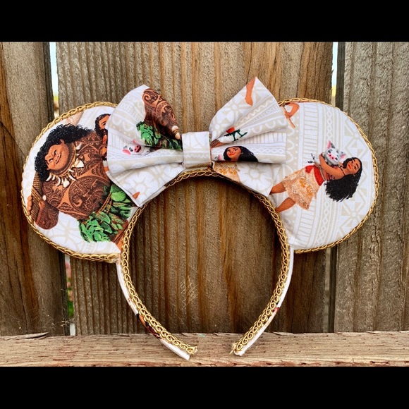 mayrafabuleux Accessories - Moana Minnie Ears, Moana Ears,Moana mayrafabuleux Accessories - Moana Minnie Ears, Moana Ears,Moana